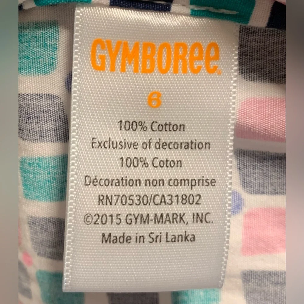 Gymboree Cotton Dress Girls Size 6